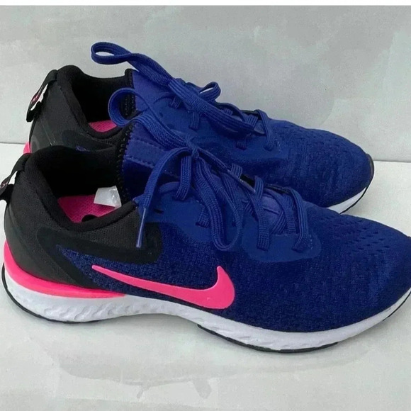 Nike Womens Odyssey React Deep Running Trainers Shoes Blue Sz 38 - Picture 1 of 9